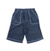 A Blue Shorts from City Threads in size 4T for boy. (Front View)