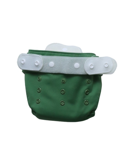 A Green Cloth Diapers from GroVia in size O/S for neutral. (Front View)