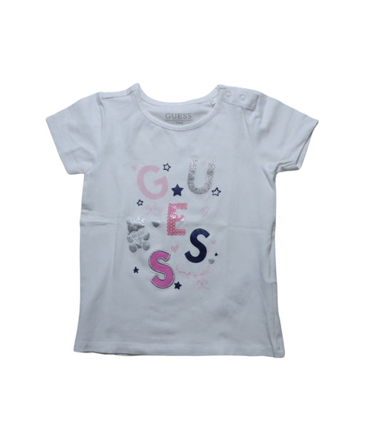 A Multicolour Short Sleeve T Shirts from Guess in size 18-24M for girl. (Front View)