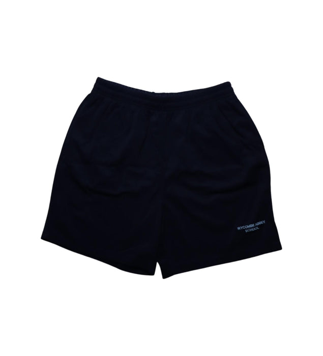 A Navy Active Shorts from Wycombe Abbey School in size 5T for neutral. (Front View)