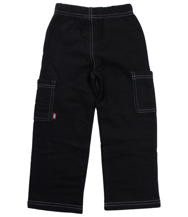 A Black Casual Pants from City Threads in size 4T for boy. (Back View)