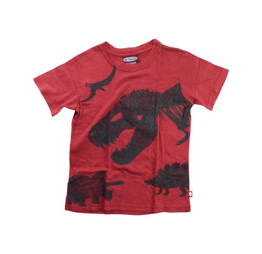 A Red Short Sleeve T Shirts from City Threads in size 4T for boy. (Front View)