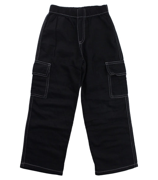 A Black Casual Pants from City Threads in size 4T for boy. (Front View)