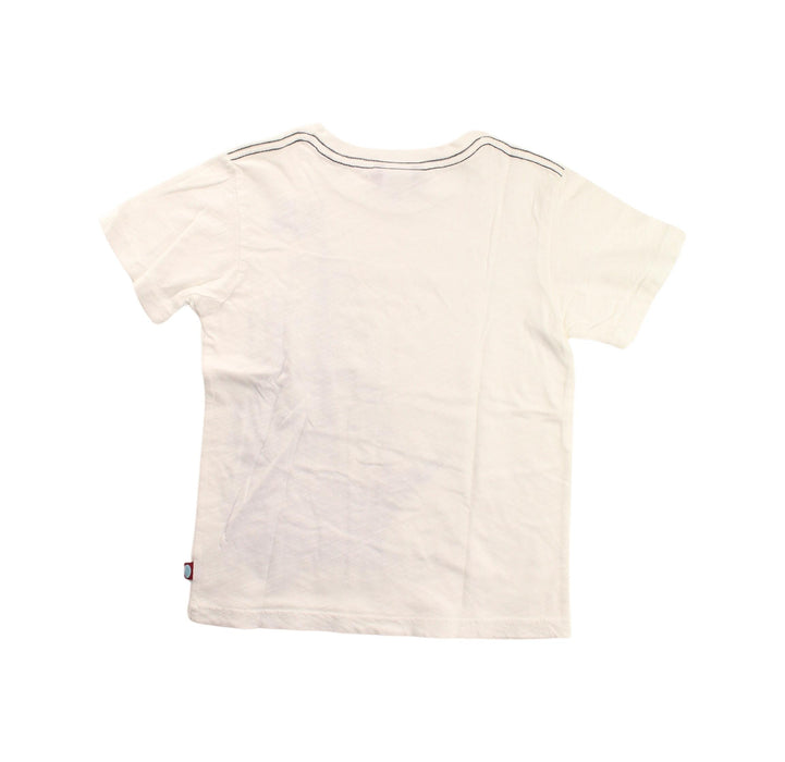 A White Short Sleeve T Shirts from City Threads in size 4T for boy. (Back View)