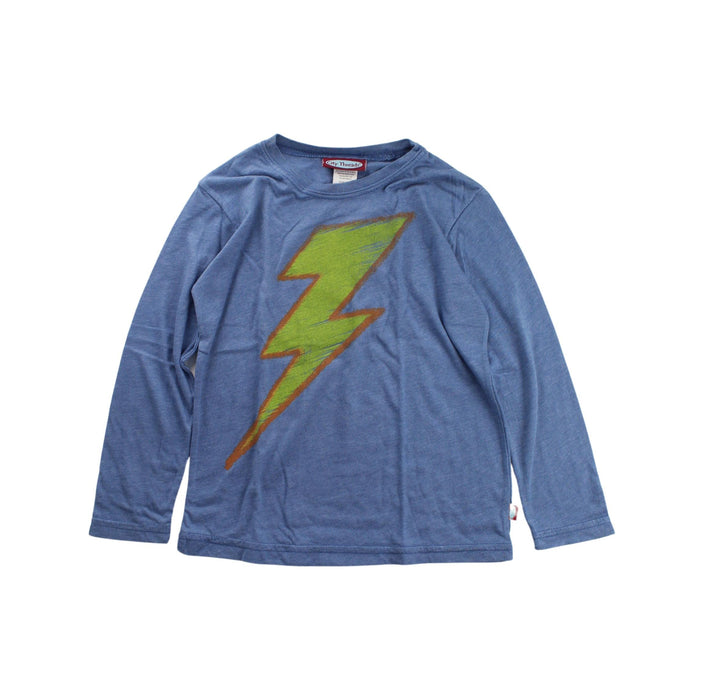 A Blue Long Sleeve T Shirts from City Threads in size 4T for boy. (Front View)