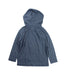 A Blue Hooded Sweatshirts from City Threads in size 4T for boy. (Back View)