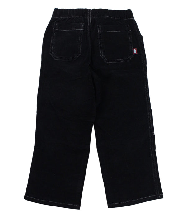 A Black Casual Pants from City Threads in size 4T for boy. (Back View)