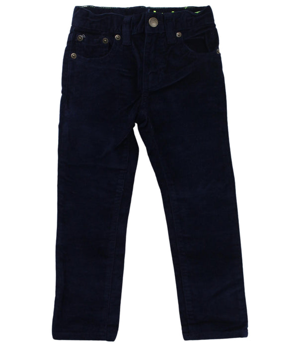 A Blue Casual Pants from Crewcuts in size 4T for boy. (Front View)