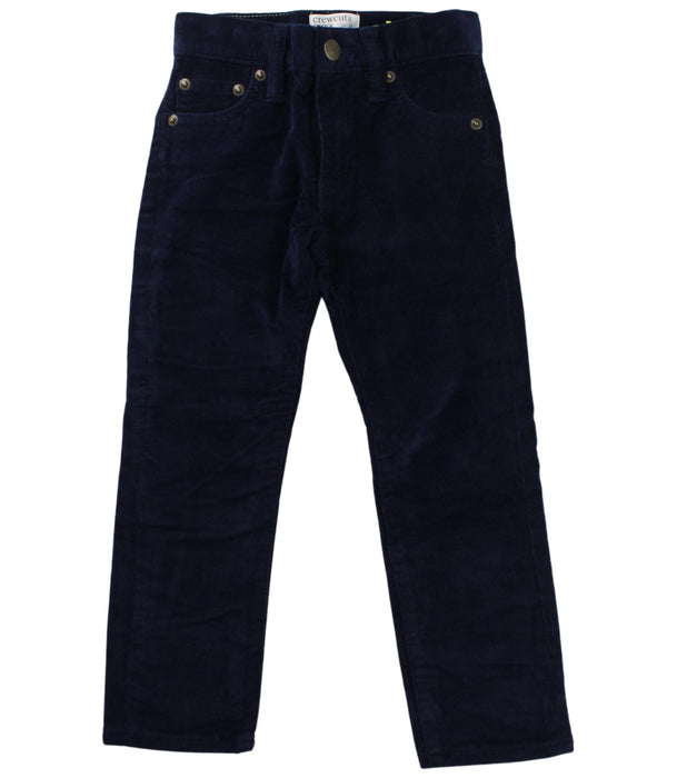 A Blue Casual Pants from Crewcuts in size 4T for boy. (Front View)