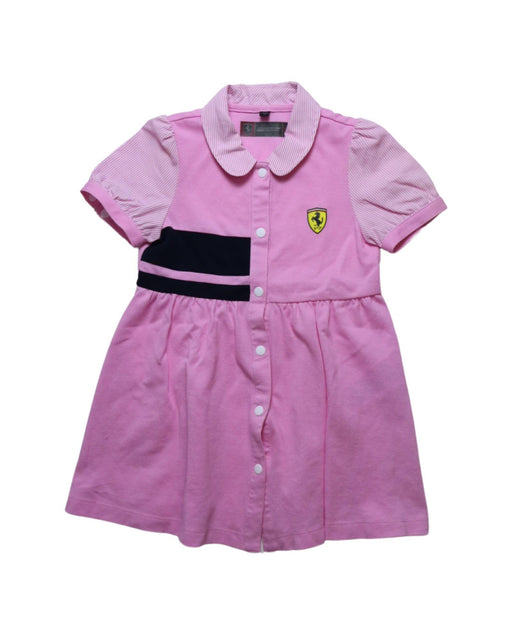 A Pink Short Sleeve Dresses from Ferrari in size 18-24M for girl. (Front View)