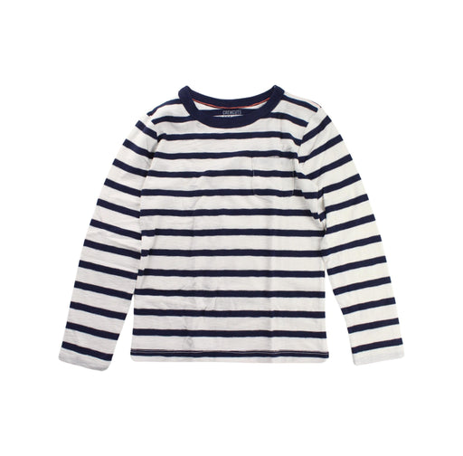 A Blue Long Sleeve T Shirts from Crewcuts in size 4T for boy. (Front View)