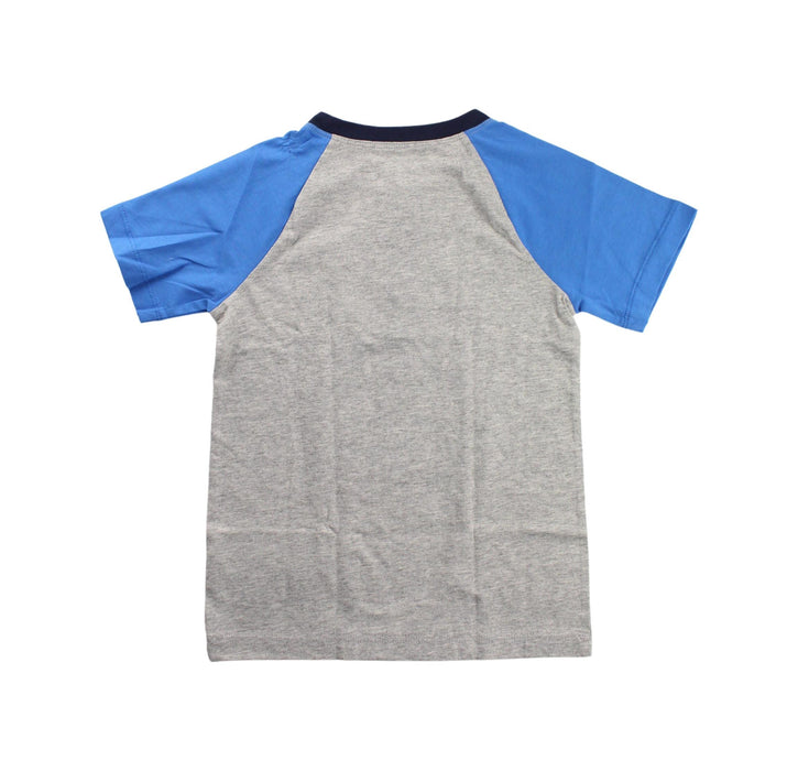 A Blue Short Sleeve Tops from Crewcuts in size 4T for boy. (Back View)