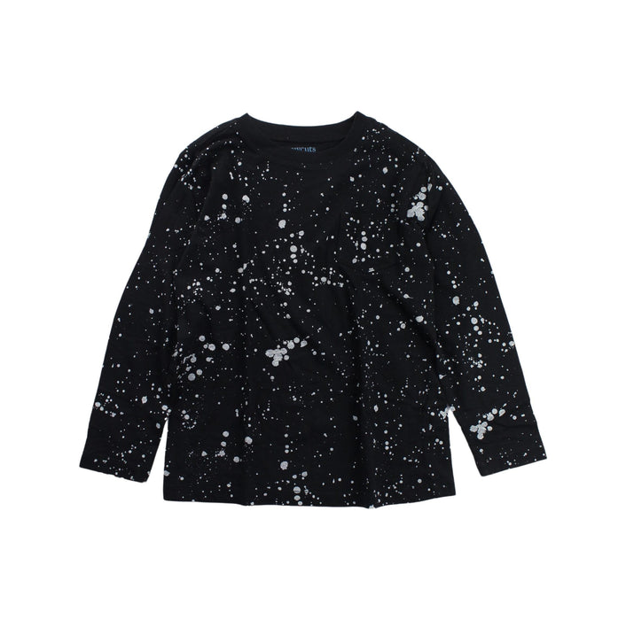 A Black Long Sleeve T Shirts from Crewcuts in size 4T for boy. (Front View)