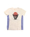 A White Short Sleeve T Shirts from Crewcuts in size 4T for boy. (Front View)