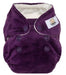 A Purple Cloth Diapers from GroVia in size Newborn for girl. (Front View)