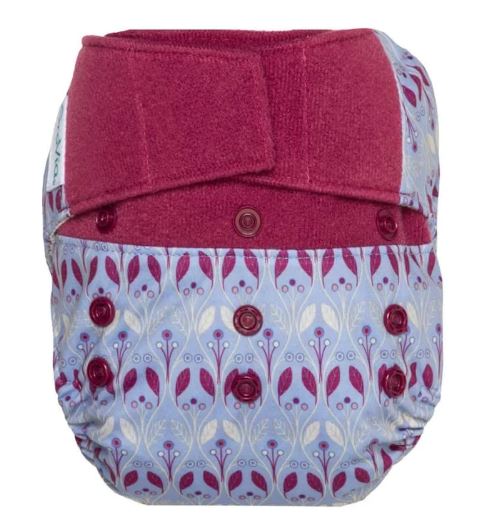 A Blue Cloth Diapers from GroVia in size O/S for neutral. (Front View)