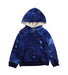 A Blue Zippered Sweatshirts from Lands' End in size 4T for boy. (Front View)