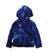 A Blue Zippered Sweatshirts from Lands' End in size 4T for boy. (Back View)