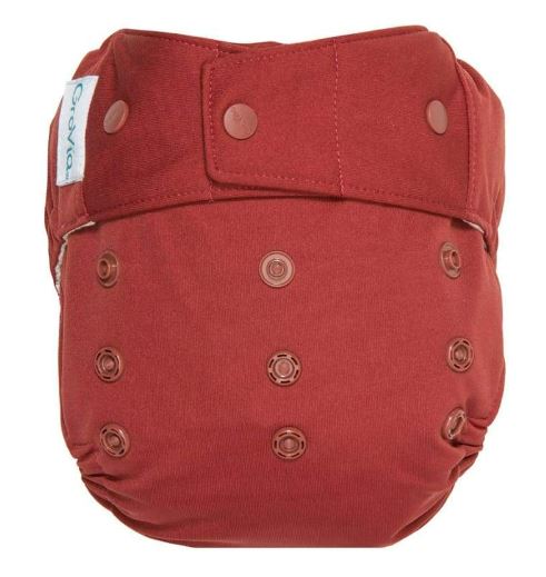 A Purple Cloth Diapers from GroVia in size O/S for girl. (Front View)
