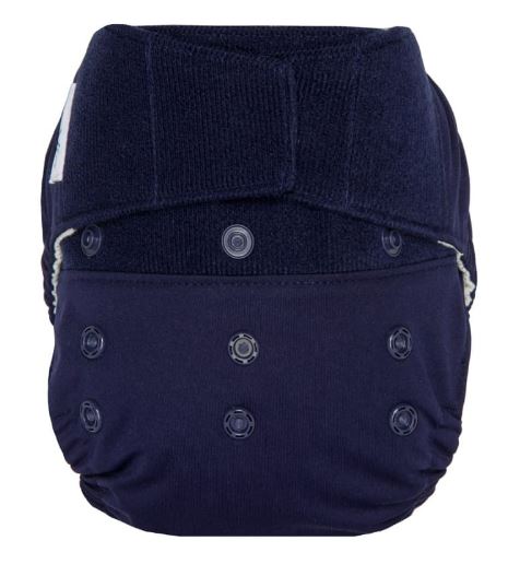 A Navy Cloth Diapers from GroVia in size O/S for neutral. (Front View)