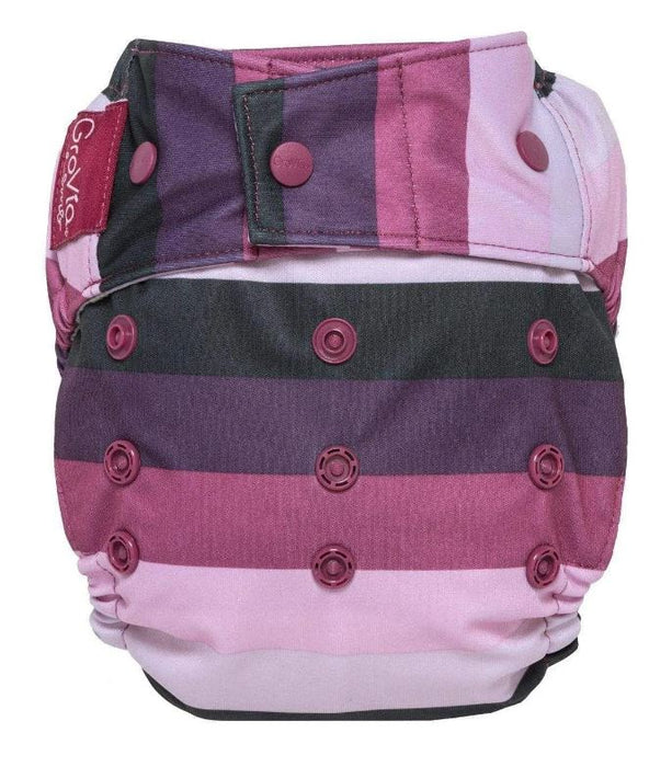 A Purple Cloth Diapers from GroVia in size O/S for girl. (Front View)