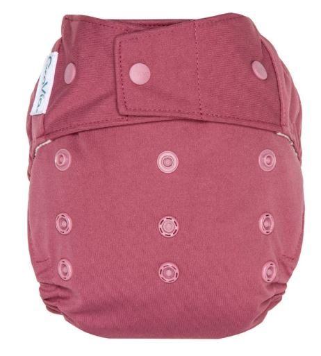 A Pink Cloth Diapers from GroVia in size O/S for girl. (Front View)