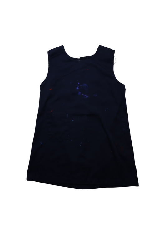 A Navy Sleeveless Tops from Kellett School in size 5T for girl. (Front View)