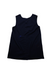 A Navy Sleeveless Tops from Kellett School in size 5T for girl. (Back View)