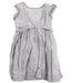 A Grey Short Sleeve Dresses from Il Gufo in size 4T for girl. (Back View)