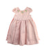 A Pink Short Sleeve Dresses from Monsoon in size 4T for girl. (Front View)