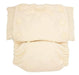 A White Cloth Diapers from GroVia in size O/S for neutral. (Front View)