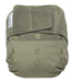 A Green Cloth Diapers from GroVia in size O/S for neutral. (Front View)