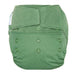 A Green Cloth Diapers from GroVia in size O/S for neutral. (Front View)