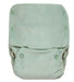 A Green Cloth Diapers from GroVia in size O/S for neutral. (Front View)