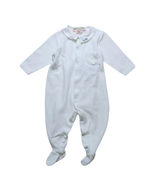 A White Long Sleeve Jumpsuits from Bonpoint in size 0-3M for neutral. (Front View)