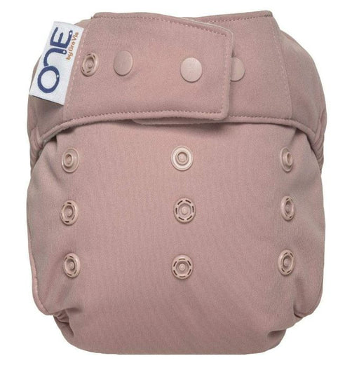 A Pink Cloth Diapers from GroVia in size O/S for girl. (Front View)