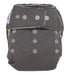 A Grey Cloth Diapers from GroVia in size O/S for neutral. (Front View)