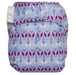 A Blue Cloth Diapers from GroVia in size O/S for girl. (Front View)