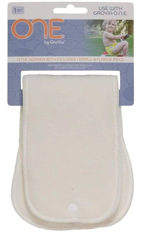 A White Cloth Diapers from GroVia in size O/S for neutral. (Front View)