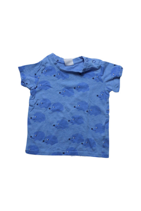 A Blue Short Sleeve T Shirts from Seed in size 3-6M for boy. (Front View)