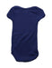 A Blue Short Sleeve Bodysuits from Petit Bateau in size 3-6M for neutral. (Back View)