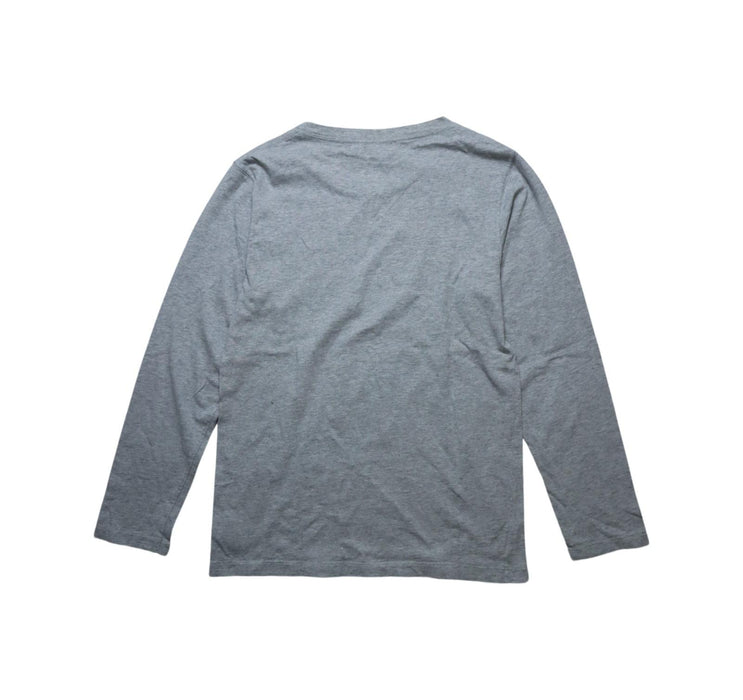 A Grey Long Sleeve T Shirts from Bonpoint in size 14Y for boy. (Back View)