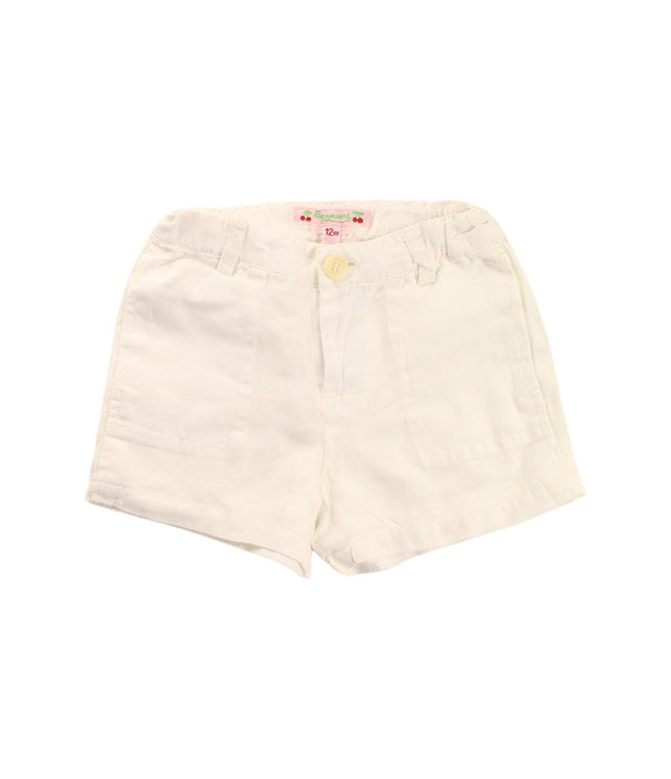 A White Shorts from Bonpoint in size 6-12M for girl. (Front View)