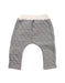 A Grey Sweatpants from Petit Bateau in size 6-12M for neutral. (Front View)