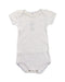 A Blue Short Sleeve Bodysuits from Petit Bateau in size 0-3M for boy. (Front View)