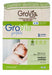 A White Cloth Diapers from GroVia in size Newborn for neutral. (Front View)