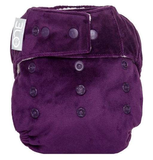 A Purple Cloth Diapers from GroVia in size O/S for girl. (Front View)