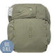 A Green Cloth Diapers from GroVia in size O/S for neutral. (Front View)