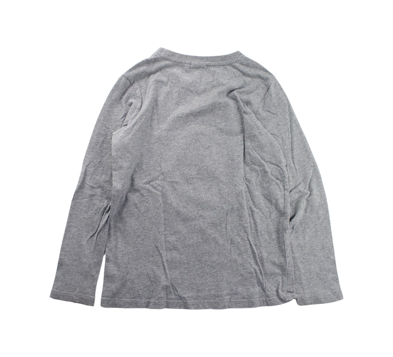 A Grey Long Sleeve T Shirts from Wheat in size 8Y for girl. (Back View)