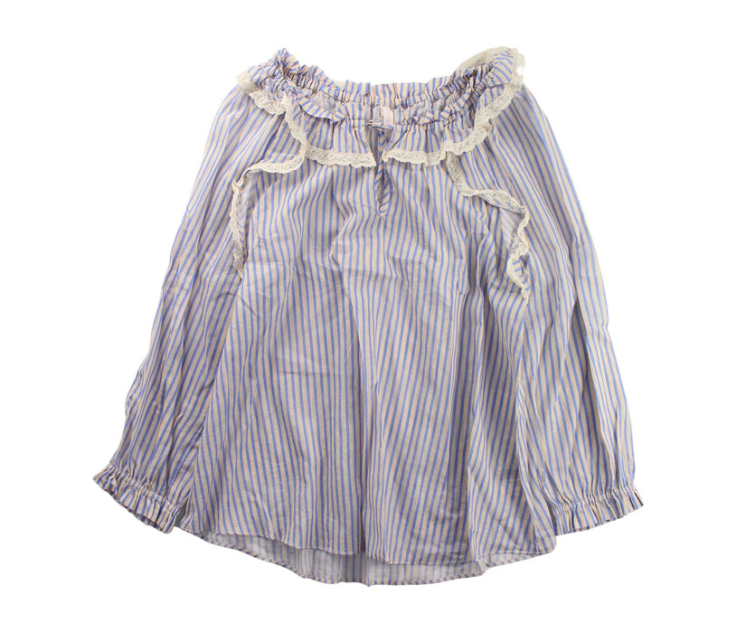 A Blue Long Sleeve Tops from Zimmermann in size 12Y for girl. (Front View)